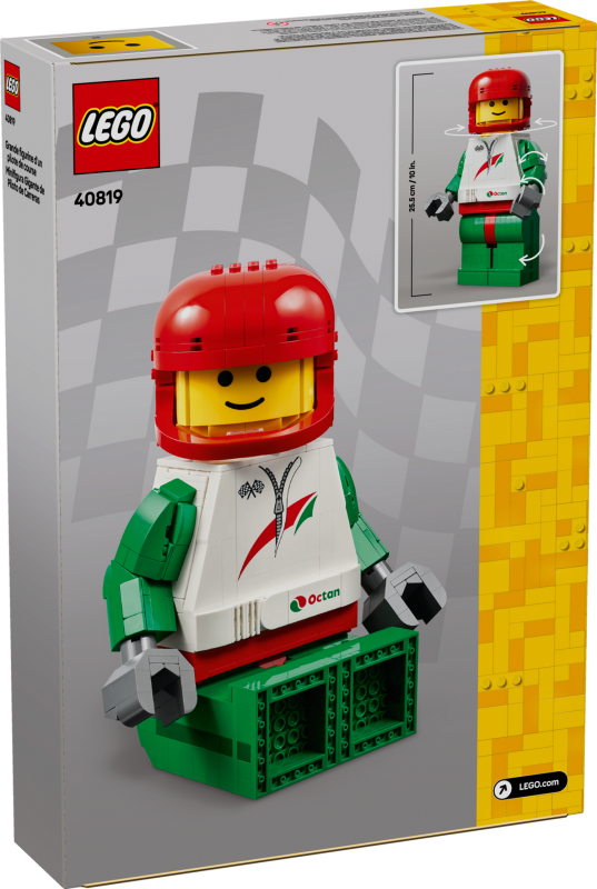 LEGO® 40819 Zvětšená minifigurka závodního jezdce