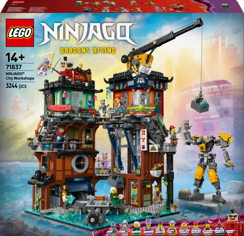 LEGO® NINJAGO® 71837 Dílny v NINJAGO® City