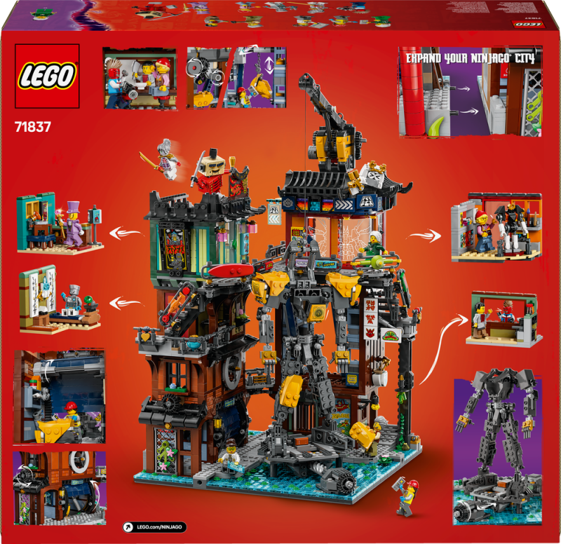LEGO® NINJAGO® 71837 Dílny v NINJAGO® City