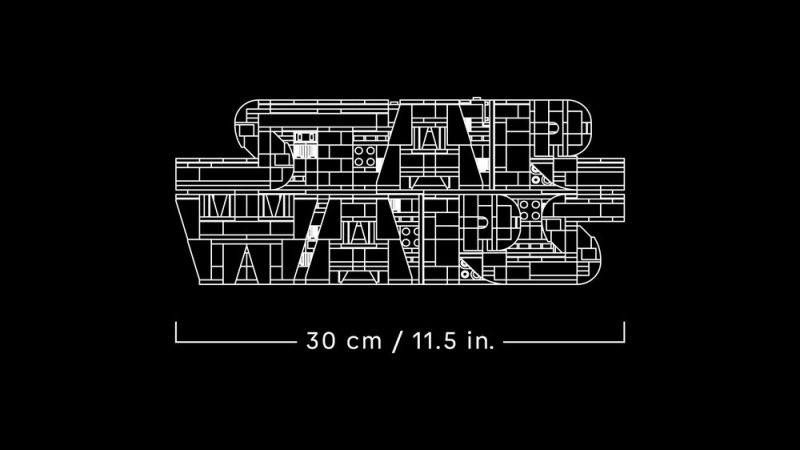 LEGO® Star Wars™ 75407 Logo Star Wars™ z kostek