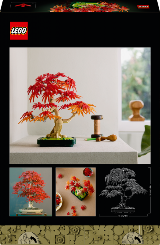 LEGO® Botanicals 10348 Bonsaj – Japonský červený javor