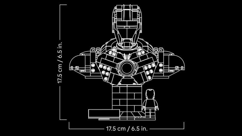 LEGO® │ Marvel 76327 Busta Iron Man MK4