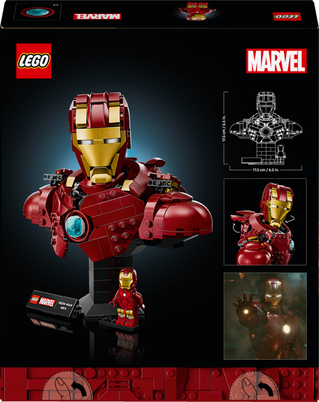 LEGO® │ Marvel 76327 Busta Iron Man MK4