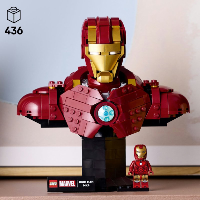 LEGO® │ Marvel 76327 Busta Iron Man MK4