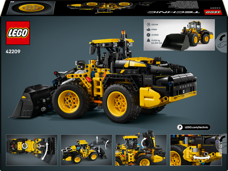 LEGO® Technic 42209 Kolový nakladač Volvo L120 Electric
