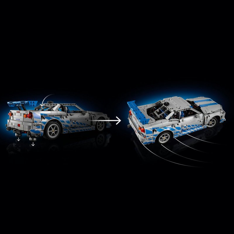 LEGO® Technic 42210 2 Fast 2 Furious Auto Nissan Skyline GT-R (R34)