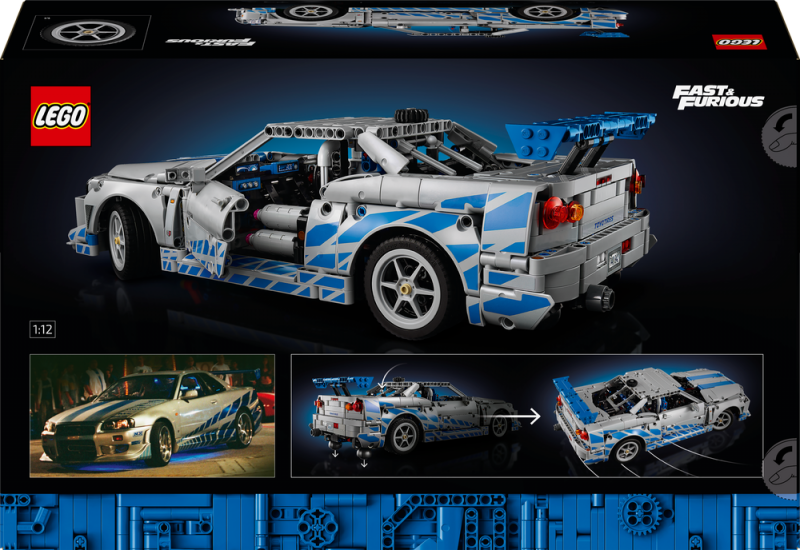 LEGO® Technic 42210 2 Fast 2 Furious Auto Nissan Skyline GT-R (R34)