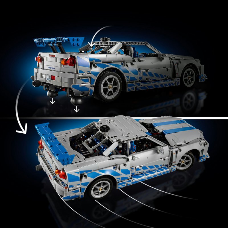 LEGO® Technic 42210 2 Fast 2 Furious Auto Nissan Skyline GT-R (R34)