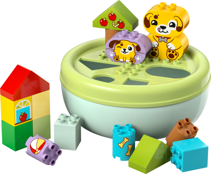 LEGO® DUPLO® 10441 Třídění tvarů: Domeček pro štěňátka