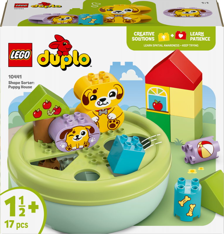 LEGO® DUPLO® 10441 Třídění tvarů: Domeček pro štěňátka
