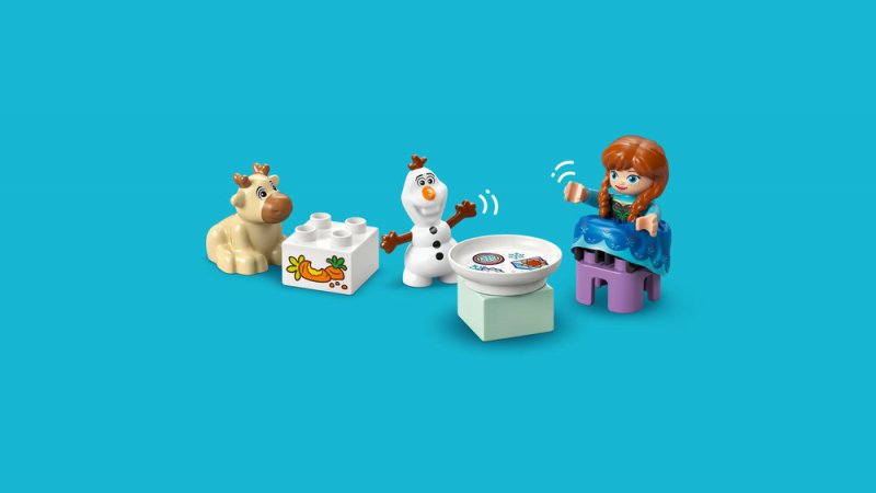 LEGO® DUPLO® 10455 Ledové království: Anna a Elsa a oslava na hradě