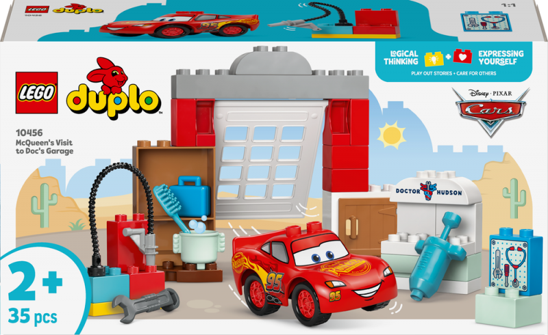 LEGO® DUPLO® │ Disney 10456 McQueen a návštěva v garáži doktora Hudsona
