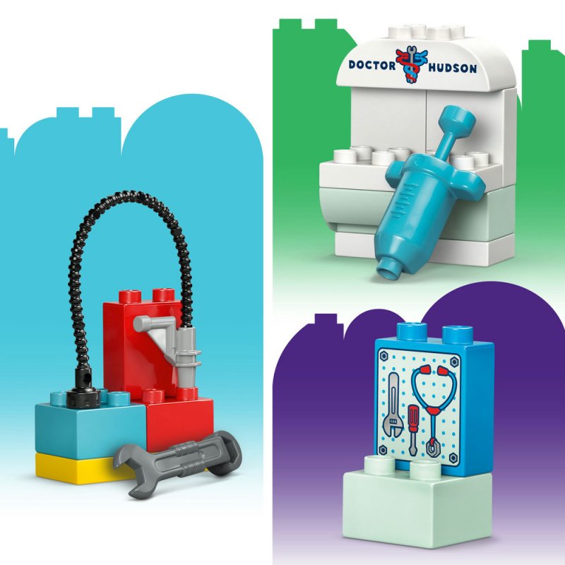 LEGO® DUPLO® │ Disney 10456 McQueen a návštěva v garáži doktora Hudsona