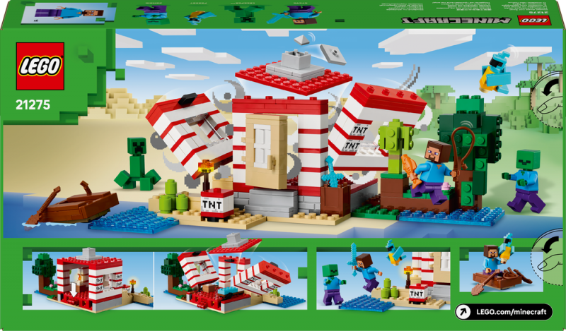 LEGO® Minecraft® 21275 TNT dům v džungli