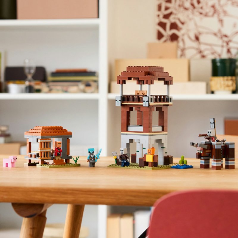 LEGO® Minecraft® 21278 Základna plenitelů a Ničitel