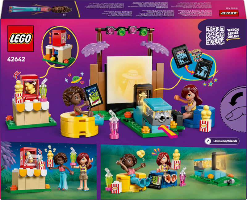 LEGO® Friends 42642 Filmový večer s kamarády
