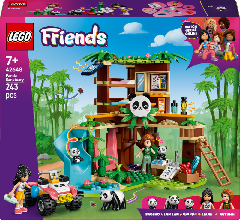 LEGO® Friends 42648 Péče o zvířátka v pandí záchranné stanici