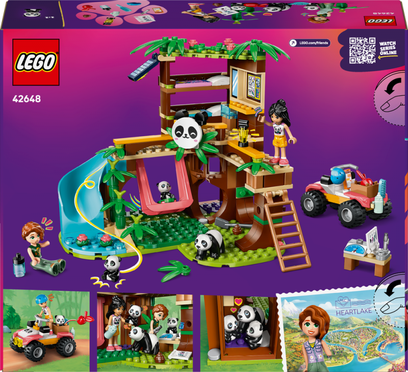 LEGO® Friends 42648 Péče o zvířátka v pandí záchranné stanici