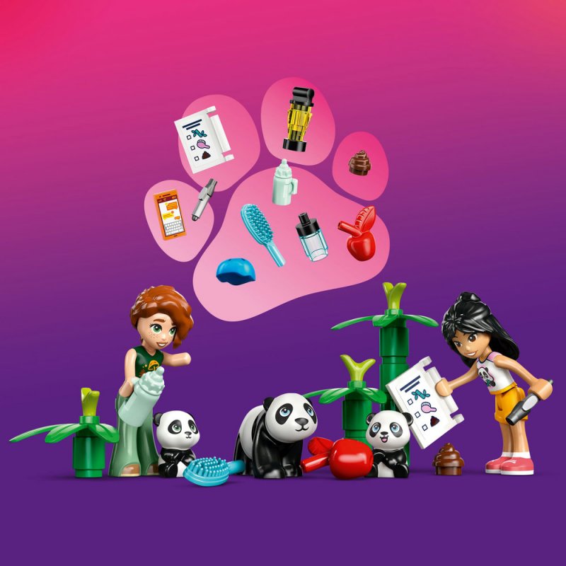 LEGO® Friends 42648 Péče o zvířátka v pandí záchranné stanici