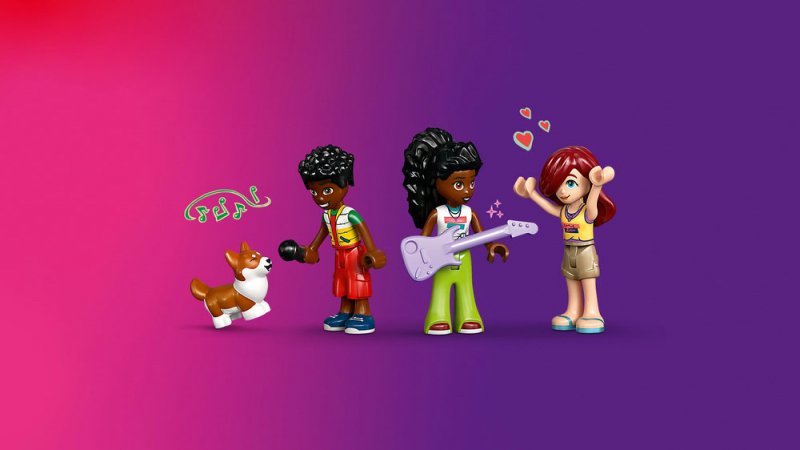 LEGO® Friends 42653 Obchod s hudebninami a byt