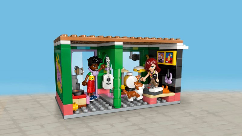 LEGO® Friends 42653 Obchod s hudebninami a byt