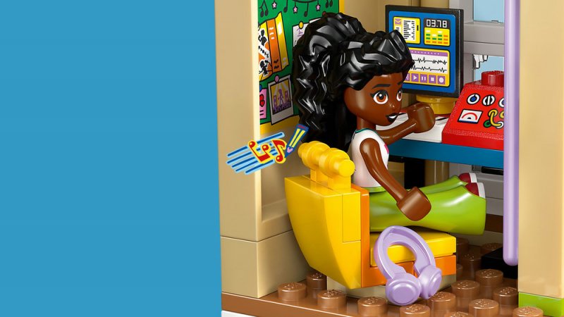 LEGO® Friends 42653 Obchod s hudebninami a byt