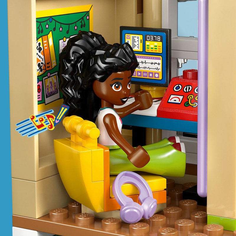 LEGO® Friends 42653 Obchod s hudebninami a byt