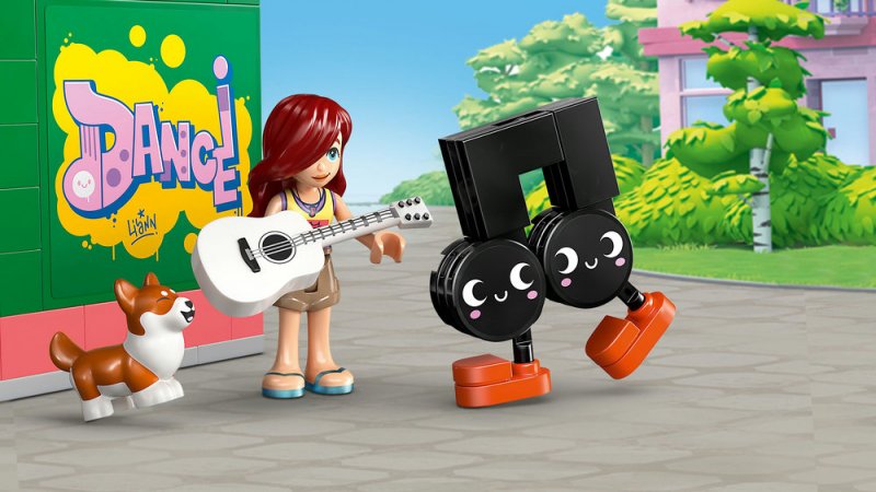 LEGO® Friends 42653 Obchod s hudebninami a byt