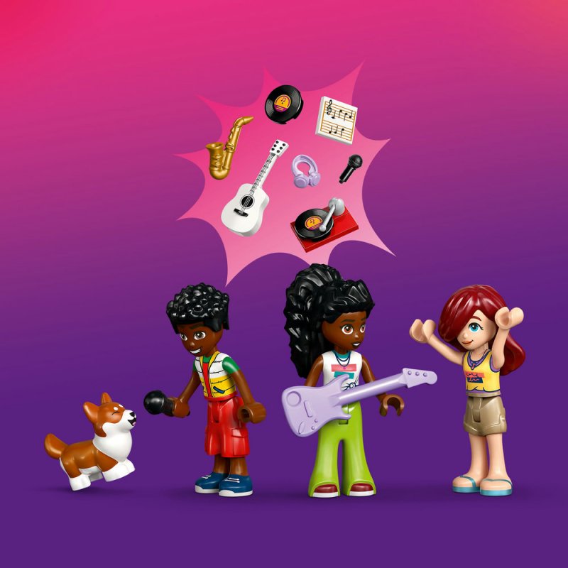 LEGO® Friends 42653 Obchod s hudebninami a byt