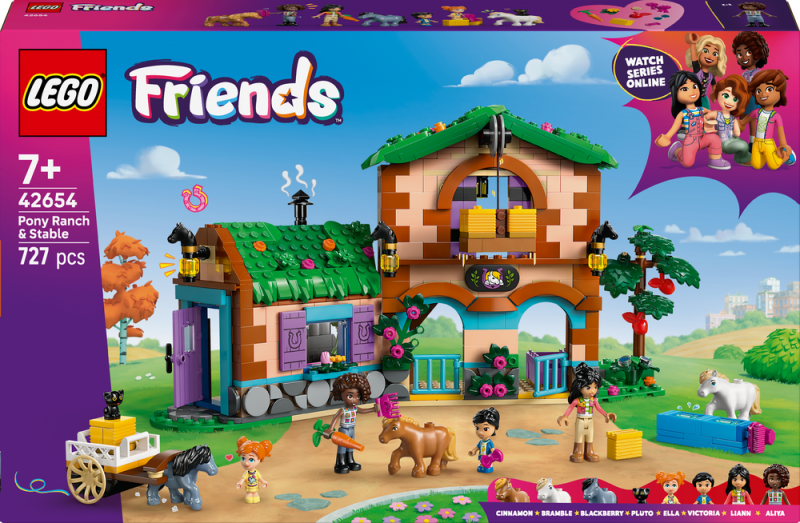 LEGO® Friends 42654 Ranč s poníky a stáj