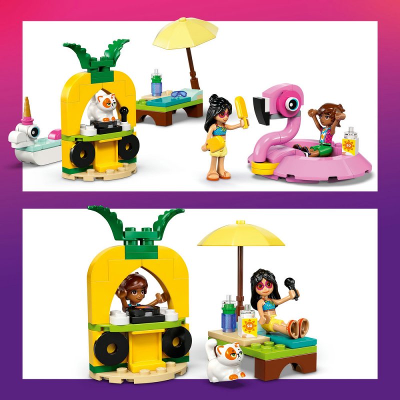 LEGO® Friends 42658 Zábava u bazénu s jednorožcem a plameňákem