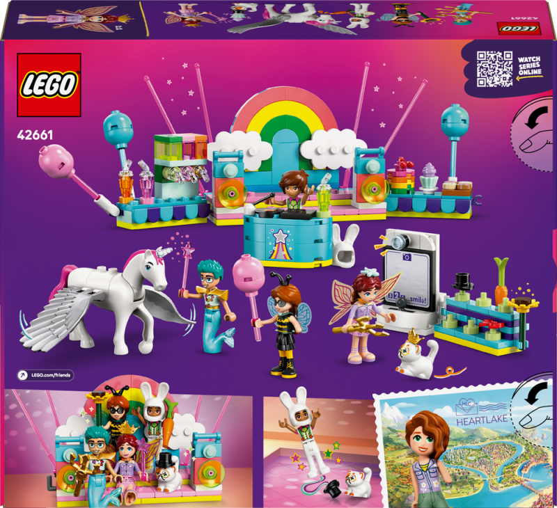 LEGO® Friends 42661 Kostýmová párty s jednorožcem a vílou