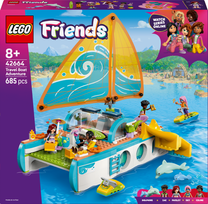 LEGO® Friends 42664 Dobrodružství na jachtě