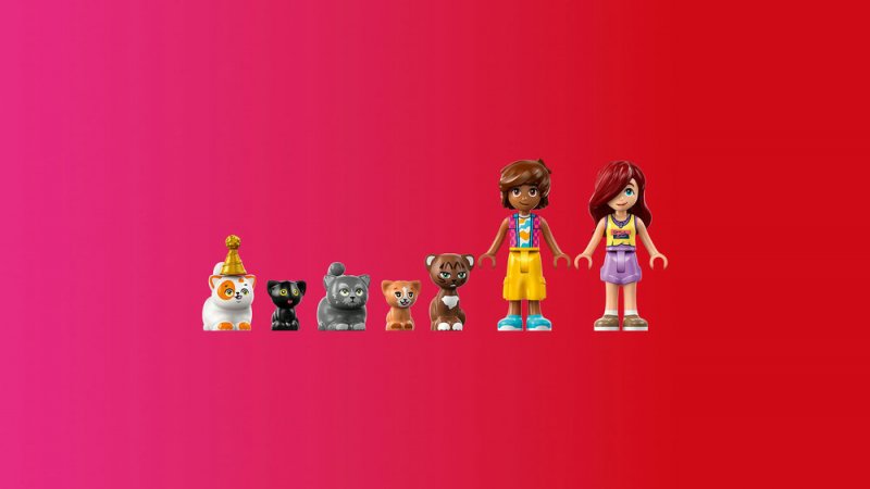 LEGO® Friends 42666 Kočičí narozeninová oslava a dům na stromě