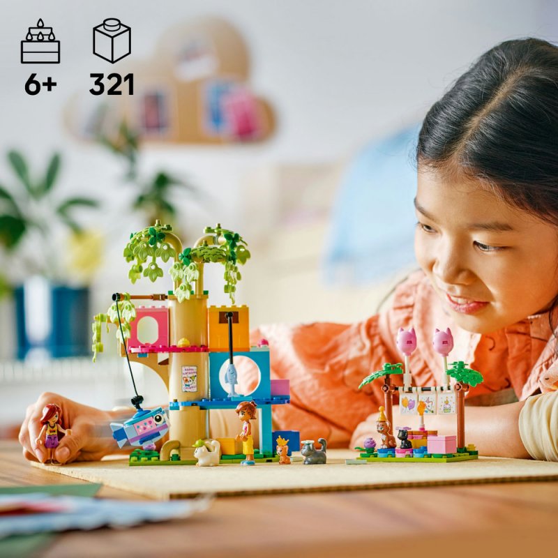 LEGO® Friends 42666 Kočičí narozeninová oslava a dům na stromě