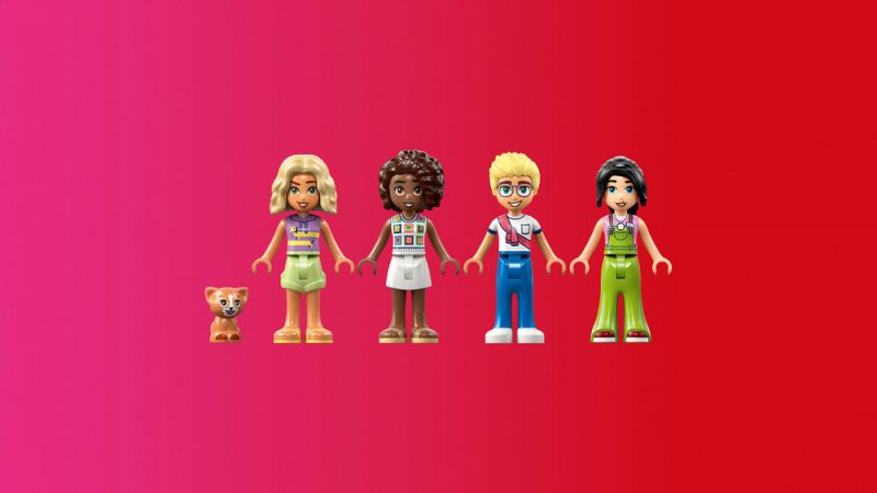LEGO® Friends 42671 Kavárna plná rostlin a květinářství