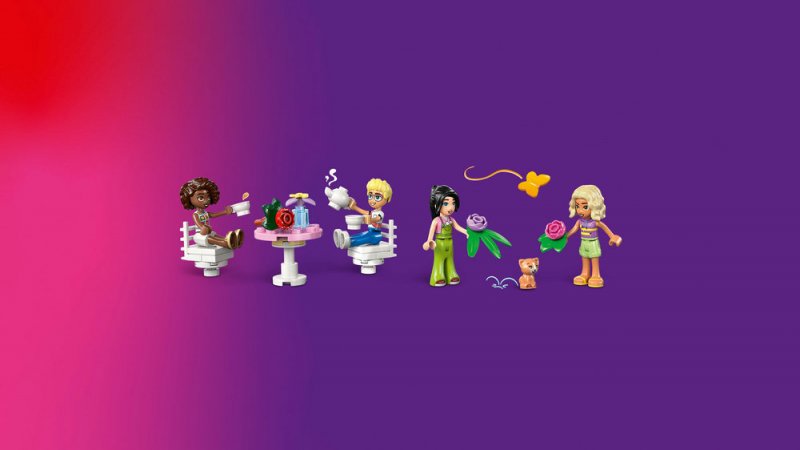 LEGO® Friends 42671 Kavárna plná rostlin a květinářství