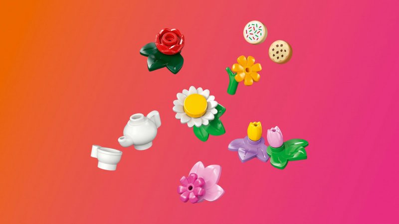 LEGO® Friends 42671 Kavárna plná rostlin a květinářství