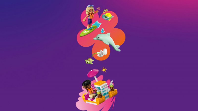 LEGO® Friends 42673 Rodinná dovolená u pláže