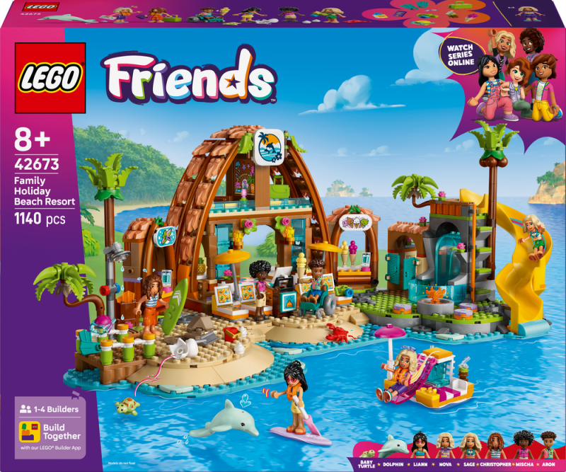 LEGO® Friends 42673 Rodinná dovolená u pláže