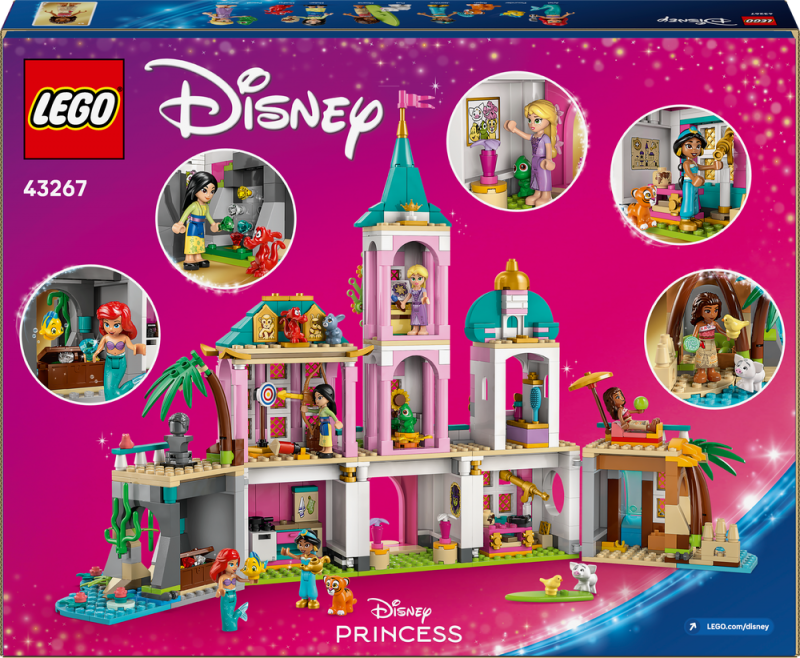 LEGO® │ Disney Princess 43267 Hrad princezen a královští domácí mazlíčci