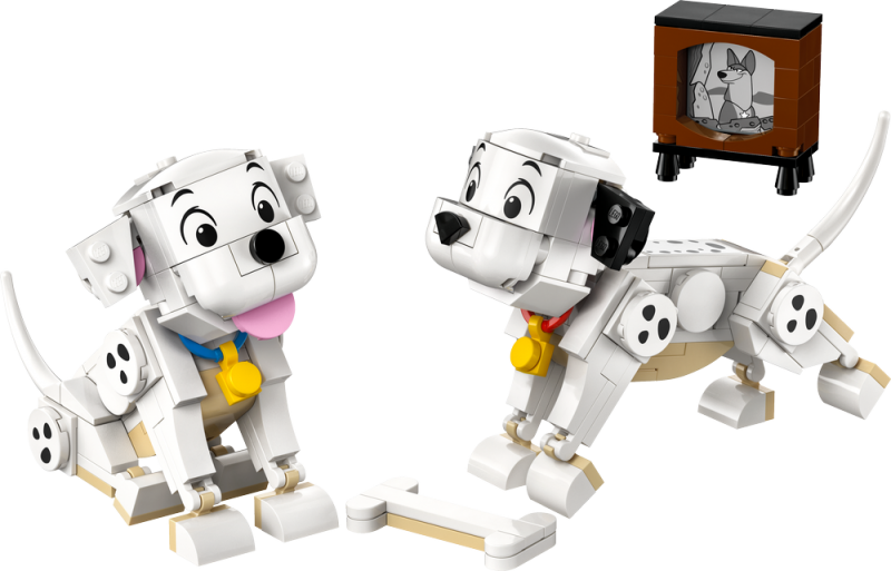 LEGO® │ Disney 43271 Štěňátka Štístko a Penny z filmu 101 dalmatinů