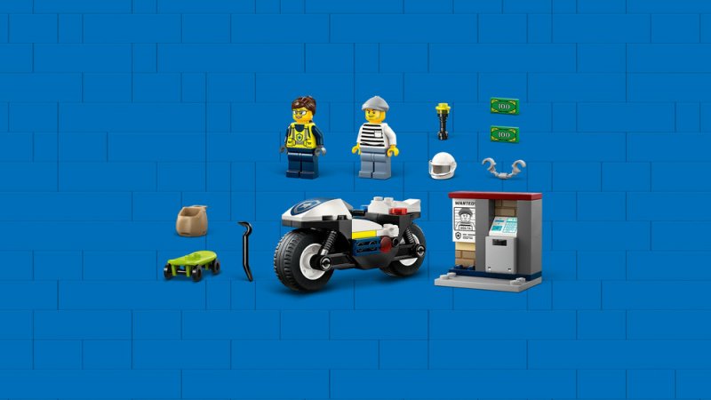 LEGO® City 60455 Honička na policejní motorce