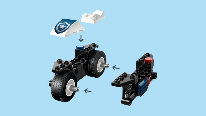 LEGO® City 60455 Honička na policejní motorce