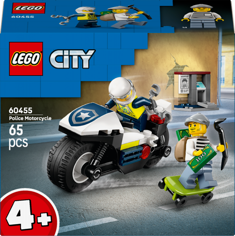 LEGO® City 60455 Honička na policejní motorce