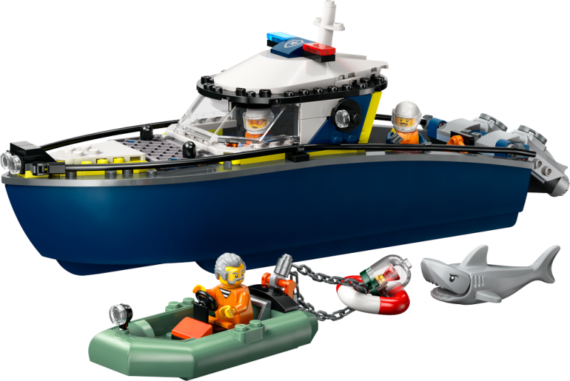 LEGO® City 60456 Honička v policejní lodi