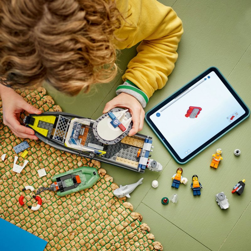 LEGO® City 60456 Honička v policejní lodi