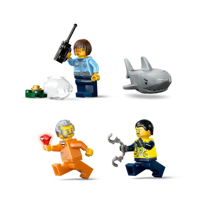 LEGO® City 60456 Honička v policejní lodi