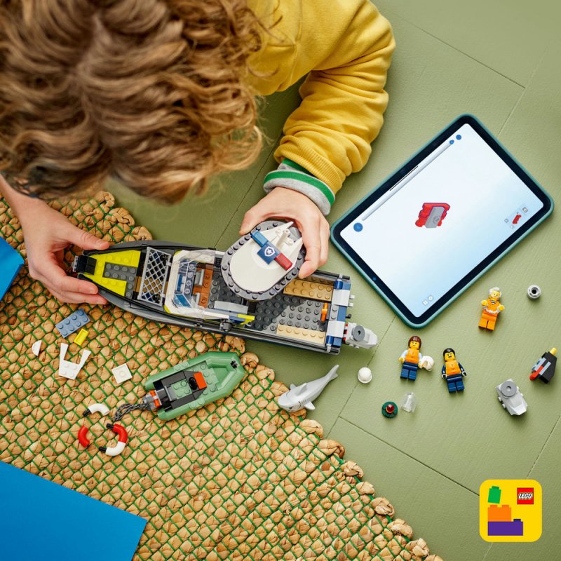 LEGO® City 60456 Honička v policejní lodi