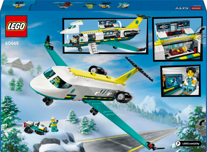 LEGO® City 60465 Letadlo záchranářské služby